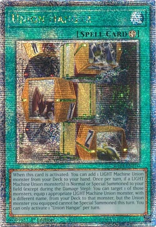 Union Hangar [RA04-EN270] Quarter Century Secret Rare | Card Merchant Takapuna