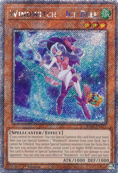 Windwitch - Ice Bell [RA04-EN273] Platinum Secret Rare | Card Merchant Takapuna