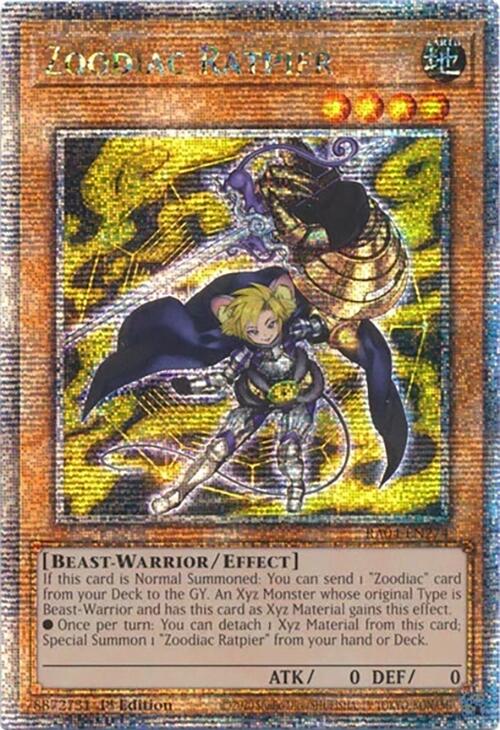 Zoodiac Ratpier [RA04-EN274] Quarter Century Secret Rare | Card Merchant Takapuna