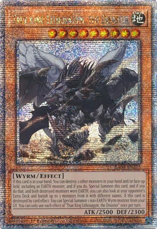 True King Lithosagym, the Disaster [RA04-EN275] Quarter Century Secret Rare | Card Merchant Takapuna