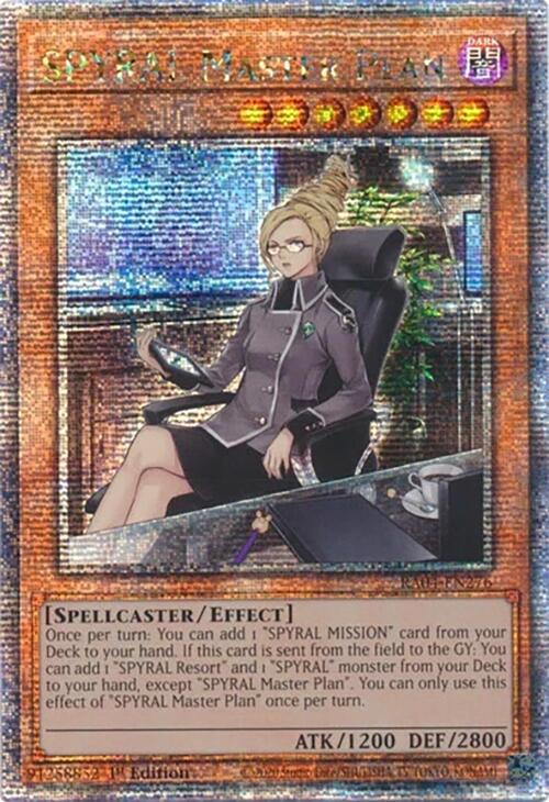 SPYRAL Master Plan [RA04-EN276] Quarter Century Secret Rare | Card Merchant Takapuna