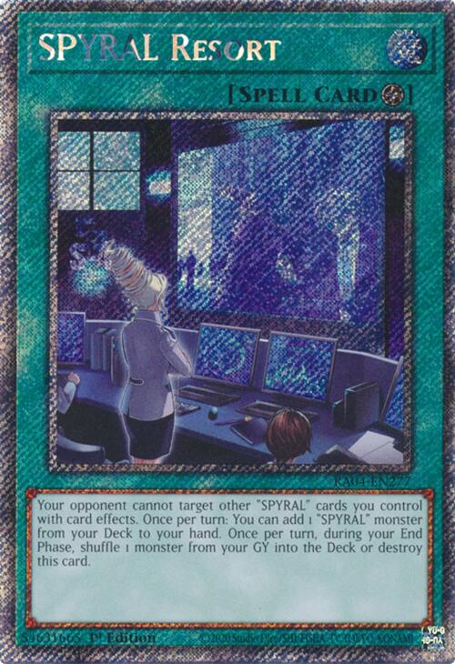 SPYRAL Resort [RA04-EN277] Platinum Secret Rare | Card Merchant Takapuna