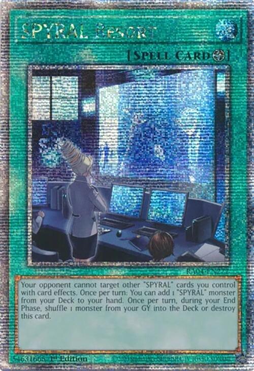 SPYRAL Resort [RA04-EN277] Quarter Century Secret Rare | Card Merchant Takapuna