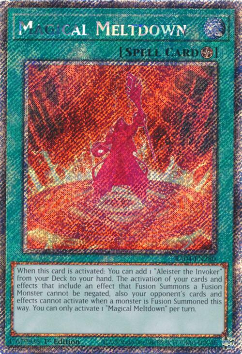 Magical Meltdown [RA04-EN280] Platinum Secret Rare | Card Merchant Takapuna