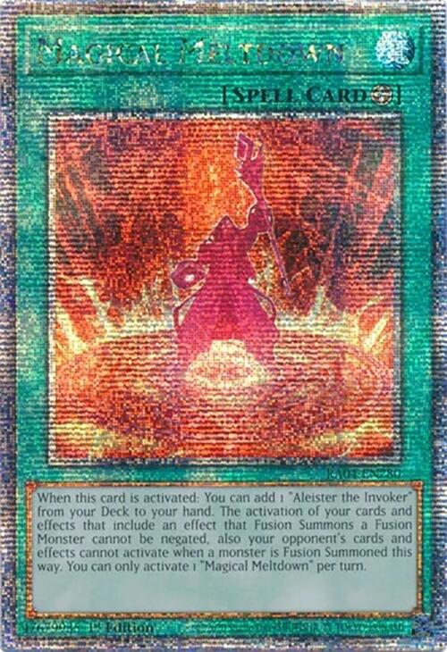 Magical Meltdown [RA04-EN280] Quarter Century Secret Rare | Card Merchant Takapuna