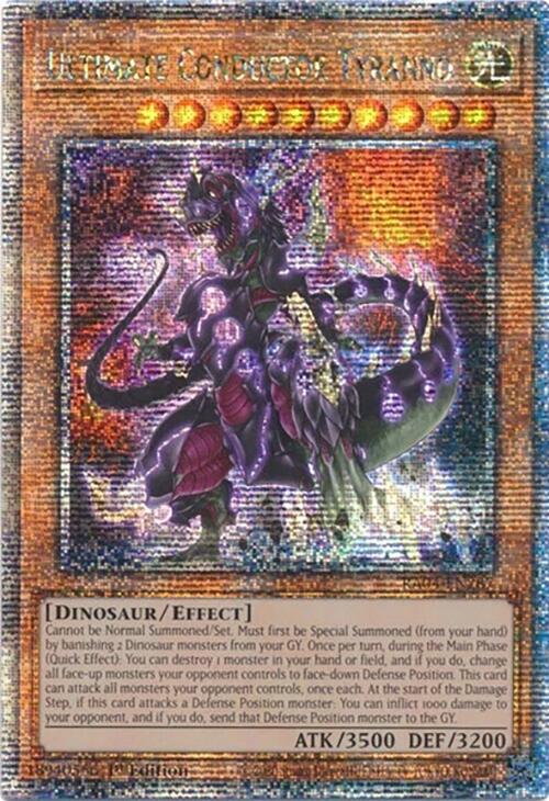 Ultimate Conductor Tyranno [RA04-EN287] Quarter Century Secret Rare | Card Merchant Takapuna