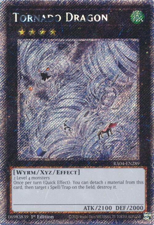 Tornado Dragon [RA04-EN289] Platinum Secret Rare | Card Merchant Takapuna