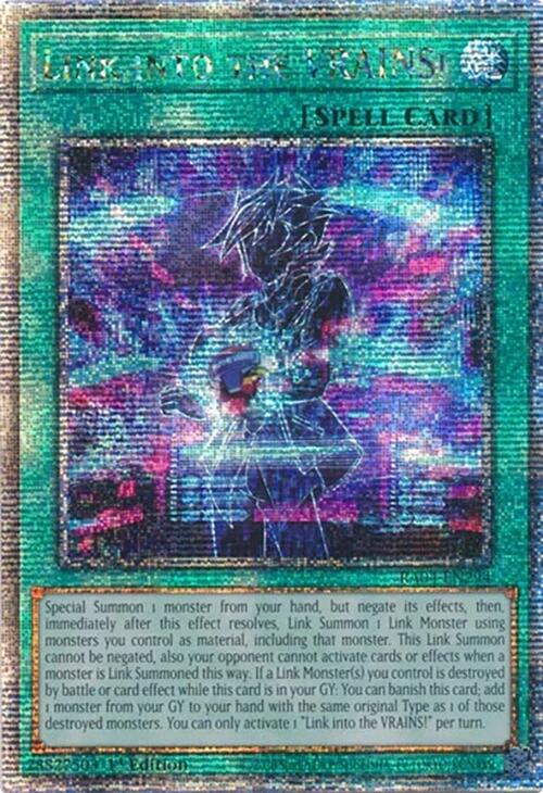 Link into the VRAINS! [RA04-EN294] Quarter Century Secret Rare | Card Merchant Takapuna