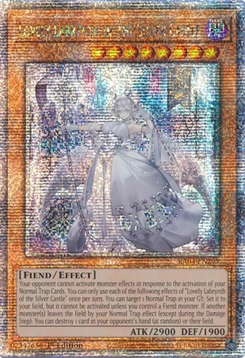 Lovely Labrynth of the Silver Castle [RA04-EN295] Quarter Century Secret Rare | Card Merchant Takapuna
