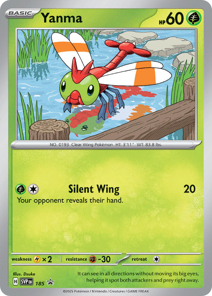 Yanma (185) [Scarlet & Violet: Black Star Promos] | Card Merchant Takapuna