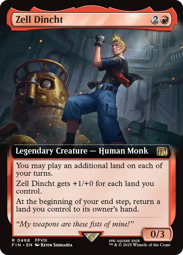 Zell Dincht (Extended Art) [FINAL FANTASY] | Card Merchant Takapuna