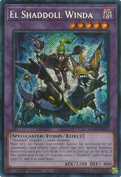 El Shaddoll Winda [RA04-EN052] Secret Rare | Card Merchant Takapuna