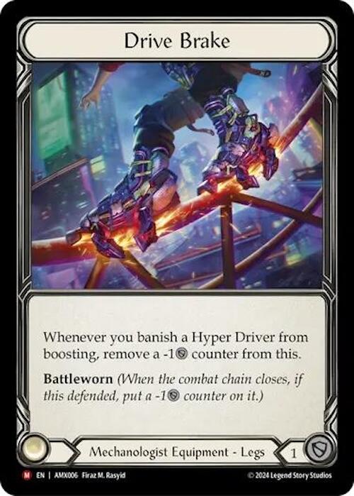 Drive Brake [AMX006] (Armory Deck: Maxx Nitro)  Rainbow Foil | Card Merchant Takapuna