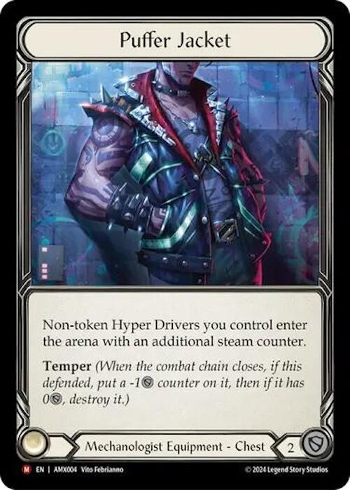 Puffer Jacket [AMX004] (Armory Deck: Maxx Nitro)  Rainbow Foil | Card Merchant Takapuna