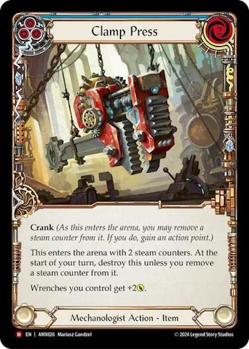 Clamp Press [AMX026] (Armory Deck: Maxx Nitro) | Card Merchant Takapuna