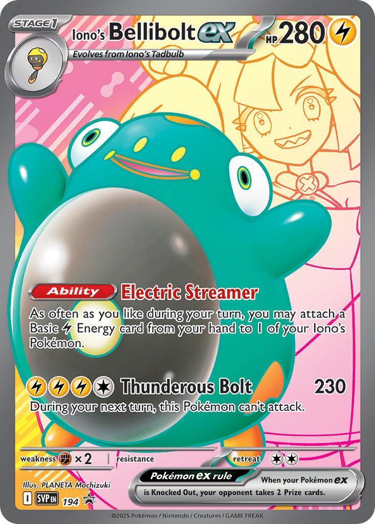 Iono's Bellibolt ex (194) [Scarlet & Violet: Black Star Promos] | Card Merchant Takapuna