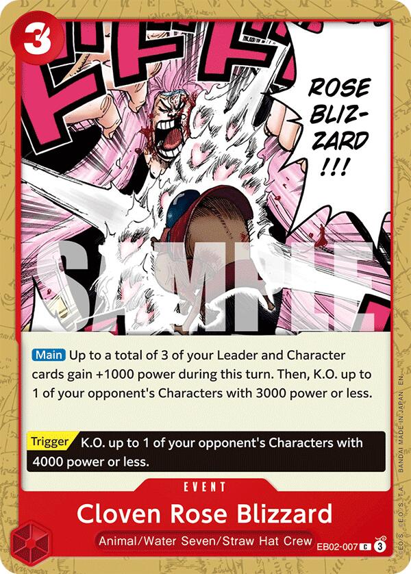 Cloven Rose Blizzard [Extra Booster: Anime 25th Collection] | Card Merchant Takapuna