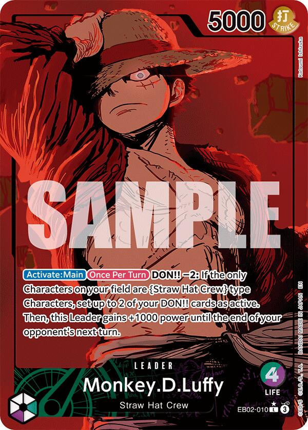 Monkey.D.Luffy (010) (Alternate Art) [Extra Booster: Anime 25th Collection] | Card Merchant Takapuna