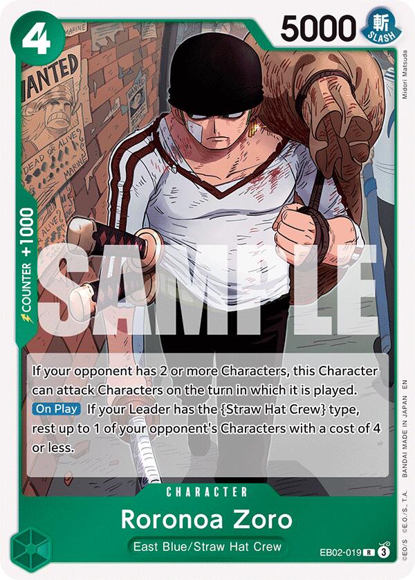 Roronoa Zoro [Extra Booster: Anime 25th Collection] | Card Merchant Takapuna