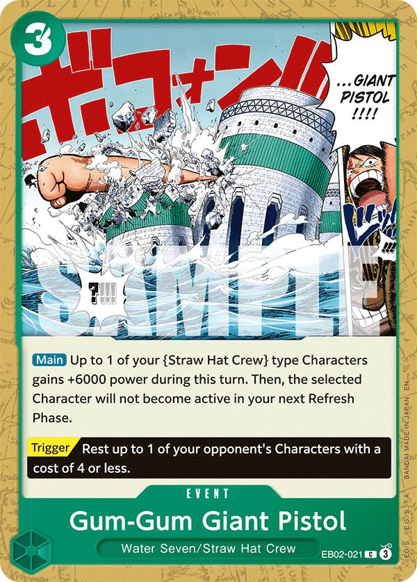 Gum-Gum Giant Pistol [Extra Booster: Anime 25th Collection] | Card Merchant Takapuna