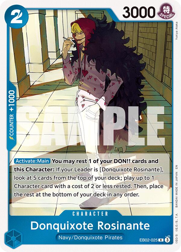 Donquixote Rosinante [Extra Booster: Anime 25th Collection] | Card Merchant Takapuna