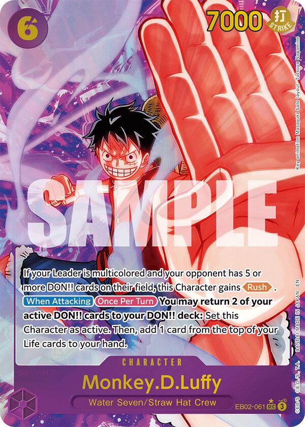 Monkey.D.Luffy (061) (Alternate Art) [Extra Booster: Anime 25th Collection] | Card Merchant Takapuna