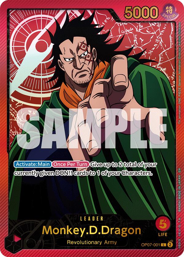 Monkey.D.Dragon (SPR) [Extra Booster: Anime 25th Collection] | Card Merchant Takapuna