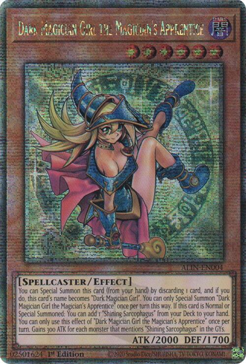 Dark Magician Girl the Magician's Apprentice [ALIN-EN004] Quarter Century Secret Rare | Card Merchant Takapuna