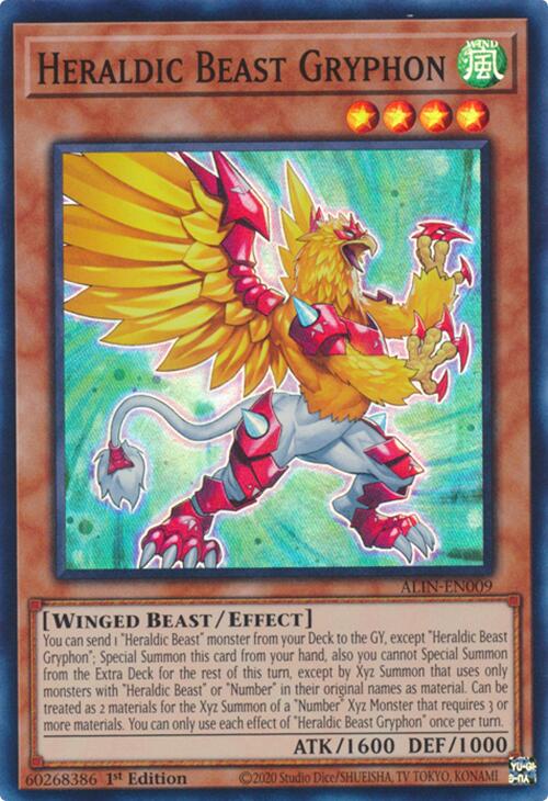 Heraldic Beast Gryphon [ALIN-EN009] Super Rare | Card Merchant Takapuna