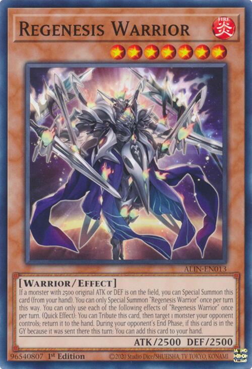 Regenesis Warrior [ALIN-EN013] Common | Card Merchant Takapuna