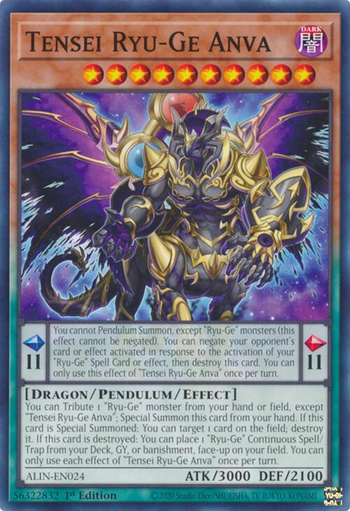 Tensei Ryu-Ge Anva [ALIN-EN024] Common | Card Merchant Takapuna