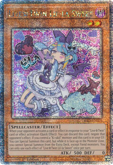 Live Twin Lil-la Sweet [ALIN-EN028] Quarter Century Secret Rare | Card Merchant Takapuna