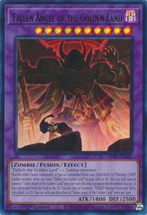 Fallen Angel of the Golden Land [ALIN-EN036] Ultra Rare | Card Merchant Takapuna