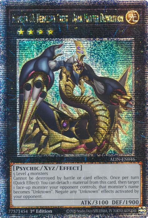 Number 69: Heraldry Crest - Dark Matter Demolition [ALIN-EN046] Quarter Century Secret Rare | Card Merchant Takapuna