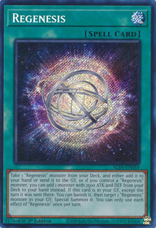 Regenesis [ALIN-EN059] Secret Rare | Card Merchant Takapuna