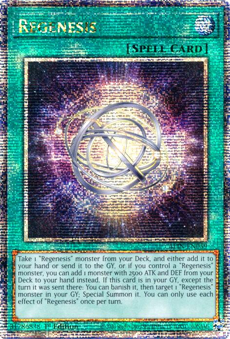 Regenesis [ALIN-EN059] Quarter Century Secret Rare | Card Merchant Takapuna