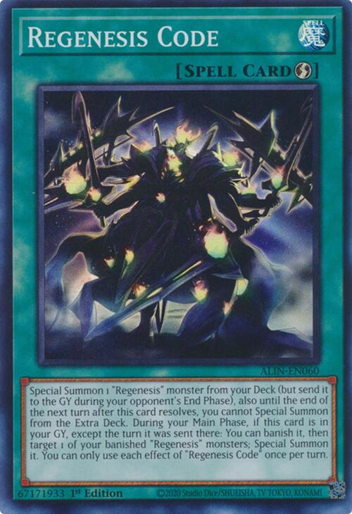 Regenesis Code [ALIN-EN060] Super Rare | Card Merchant Takapuna