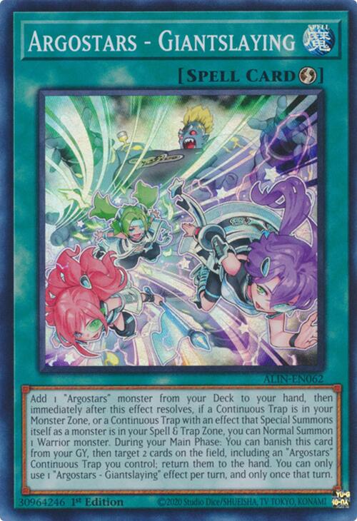 Argostars - Giantslaying [ALIN-EN062] Super Rare | Card Merchant Takapuna
