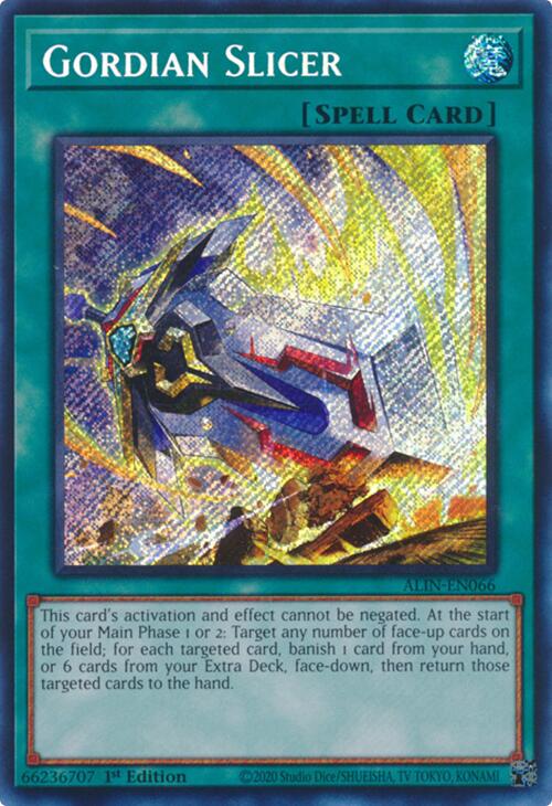 Gordian Slicer [ALIN-EN066] Secret Rare | Card Merchant Takapuna