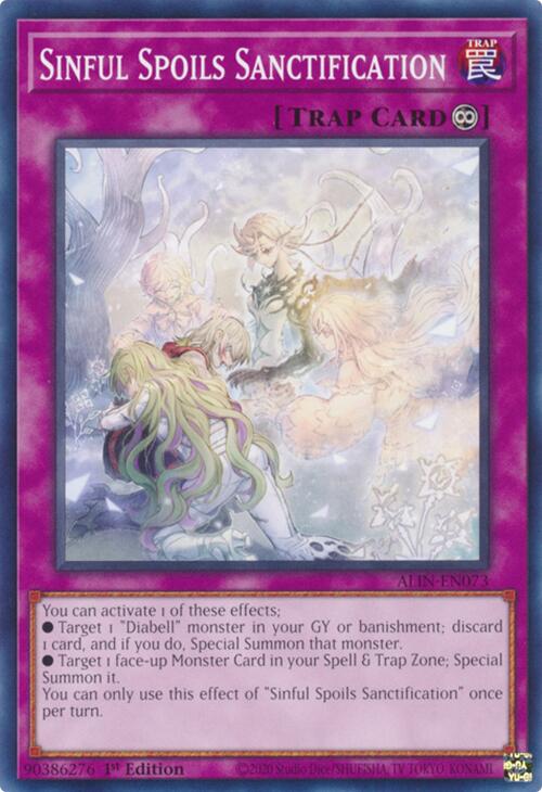 Sinful Spoils Sanctification [ALIN-EN073] Common | Card Merchant Takapuna