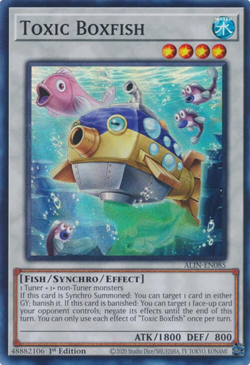 Toxic Boxfish [ALIN-EN085] Super Rare | Card Merchant Takapuna