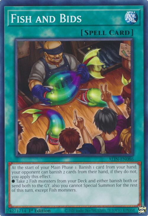 Fish and Bids [ALIN-EN086] Common | Card Merchant Takapuna