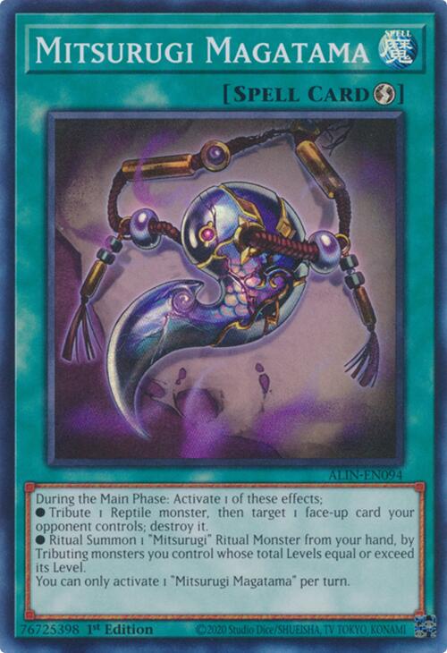 Mitsurugi Magatama [ALIN-EN094] Super Rare | Card Merchant Takapuna