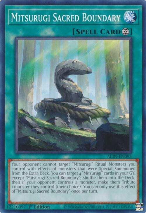 Mitsurugi Sacred Boundary [ALIN-EN095] Common | Card Merchant Takapuna