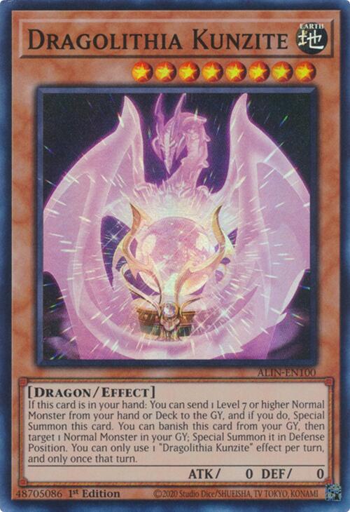 Dragolithia Kunzite [ALIN-EN100] Super Rare | Card Merchant Takapuna