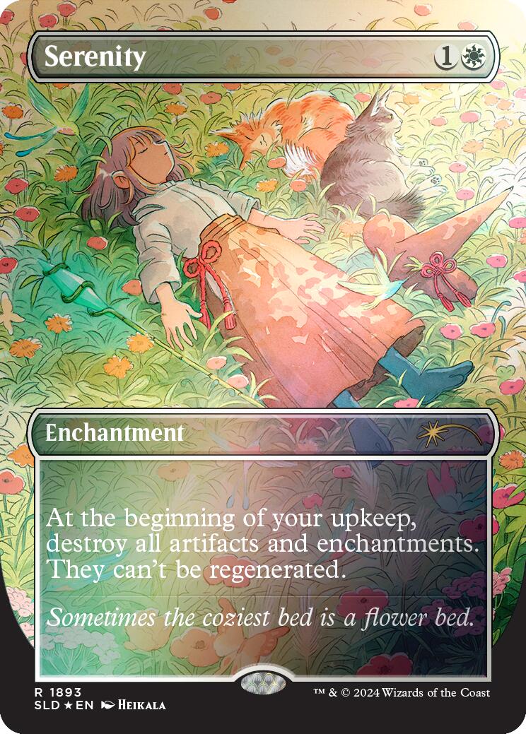 Serenity (Rainbow Foil) [Secret Lair Drop Series] | Card Merchant Takapuna