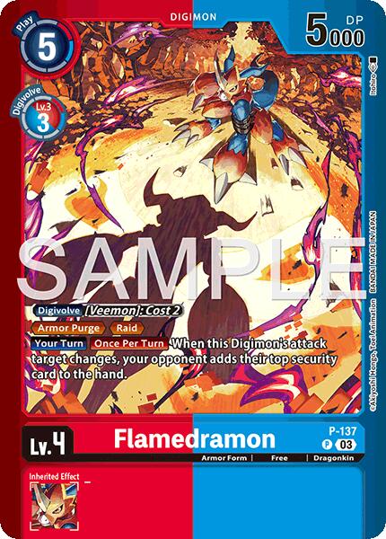 Flamedramon [P-137] (Limited Card Pack -Billion Bullet-) [Limited Card Pack -Billion Bullet-] | Card Merchant Takapuna