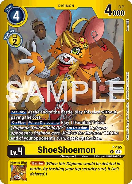 ShoeShoemon [P-165] (Limited Card Pack -Billion Bullet-) [Limited Card Pack -Billion Bullet-] | Card Merchant Takapuna