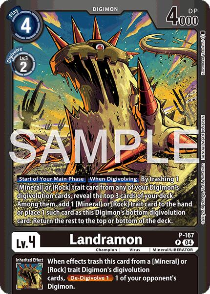 Landramon [P-167] (Limited Card Pack -Billion Bullet-) [Limited Card Pack -Billion Bullet-] | Card Merchant Takapuna