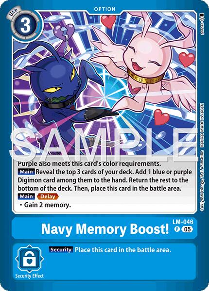 Navy Memory Boost! [LM-046] (Limited Card Pack -Billion Bullet-) [Limited Card Pack -Billion Bullet-] | Card Merchant Takapuna